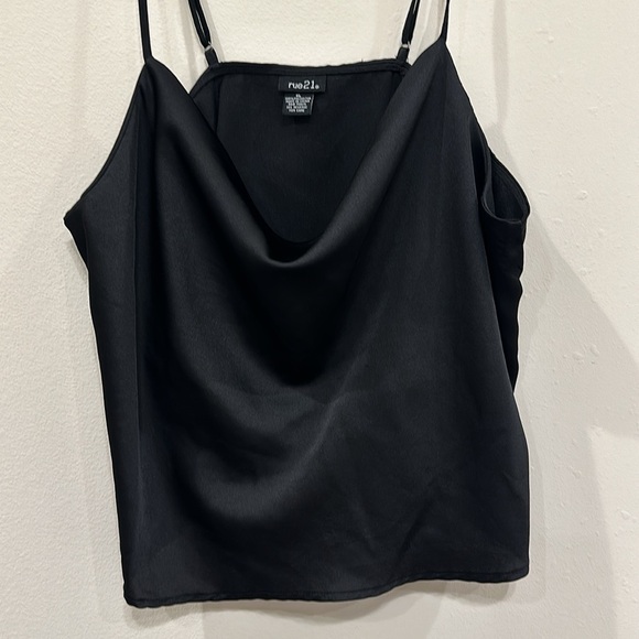 Rue 21 black tank top- XL - Picture 2 of 4